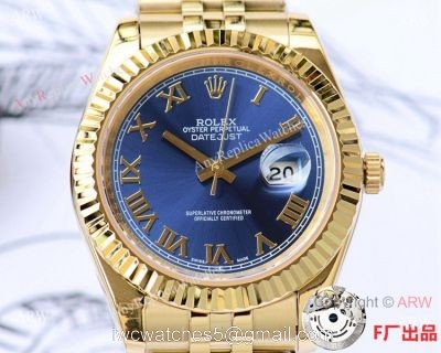 Replica Rolex Datejust II Blue Dial Gold Jubilee Watch NEW UPGRADED watches