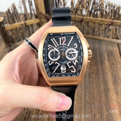 Best Replica Franck Muller Vanguard Rose Gold Chronograph Watch watches