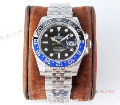 VR Factory Rolex GMT-Master ii Batman Best Replica Watches Swiss 3285 watches