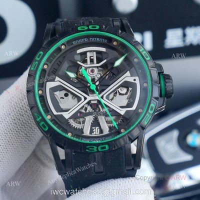 Best Replica Roger Dubuis Excalibur Hurac?n Green Automatic Watch 45mm watches