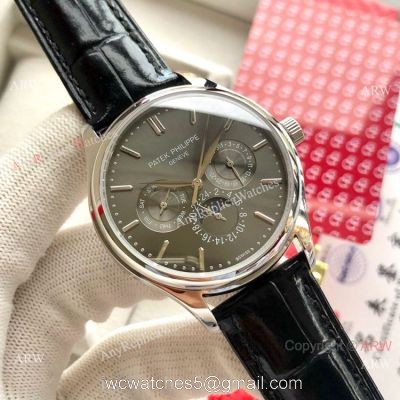 Super Clone Patek Philippe Geneve Complications 40mm Watch Gray Dial watches