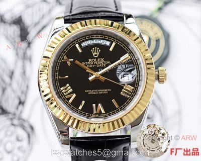 NEW UPGRADED Rolex Day Date II 41mm Watches Gold Fluted Bezel watches