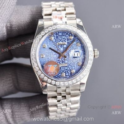 Swiss Quality Rolex Datejust II Citizen Watch Stainless Steel Jubilee Blue Micro Dial watches