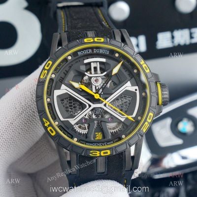 High Quality Replica Roger Dubuis Excalibur Hurac?n Yellow Watch watches