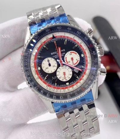 Breitling Navitimer 1 Swissair Stainless Steel Chronograph Watch watches