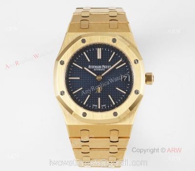 New 15202 Audemars Piguet Royal Oak 39mm Watch With Black Dial Swiss Made Replica watches