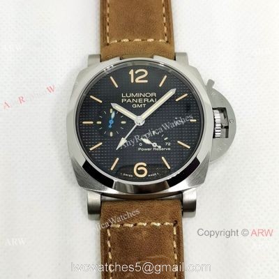 Copy Panerai Luminor GMT Pam1537 Watch 44mm SS Power Reserve Face watches