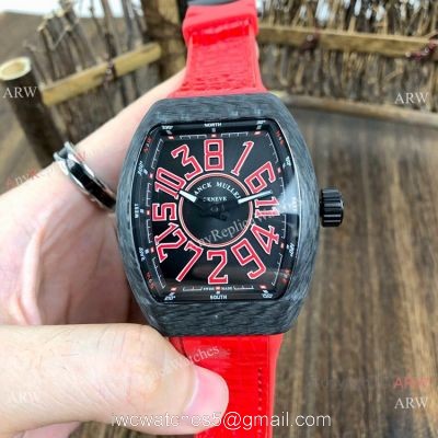 New Copy Franck Muller Vanguard Classical &8216;Crazy Hours Watch Carbon Case watches