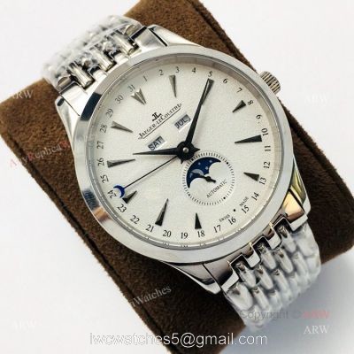 (JLF) New Jaeger-Lecoultre Master Ultra Thin Moon Stainless Steel Automatic Replica Watches watches