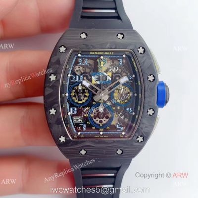 V2 NEW UPGRADED KV Factory Richard Mille RM-011 Skeleton Replica Watch watches