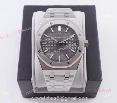 OM Factory New Upgraded Audemars Piguet Royal Oak 15500 Rhodium Grey Swiss Knockoff Watch watches