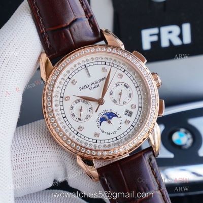New Patek Philippe AAA Grand Complications Rose Gold Diamond Watch watches