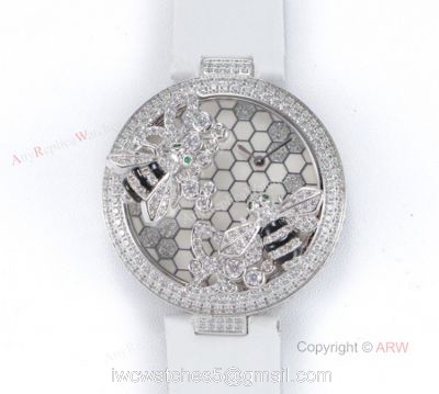 Swiss Replica Cartier Le Cirque Animalier De Cartier With Bees Decor Diamond Watch watches