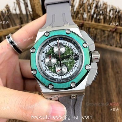 Copy Audemars Piguet Michael Schumacher Quartz Watches Green Bezel watches