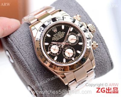 Rose Gold Rolex Daytona Automatic Replica Watch 40mm watches