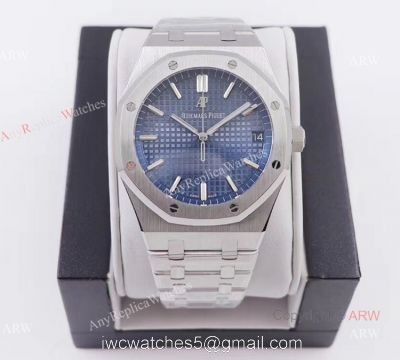 OM Factory New Upgraded Audemars Piguet Royal Oak Blue Dial Swiss Copy Watch watches