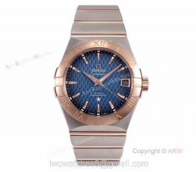 New VS Factory Omega Constellation 2020 Blue Dial Replica Watches 38mm watches