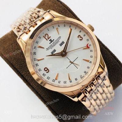(JLF) New Jaeger-Lecoultre Master Ultra Thin Rose Gold Replica Watch For Men watches