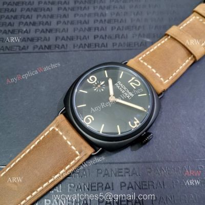 Copy Panerai Radiomir P3000 Movement Watch Black Case watches