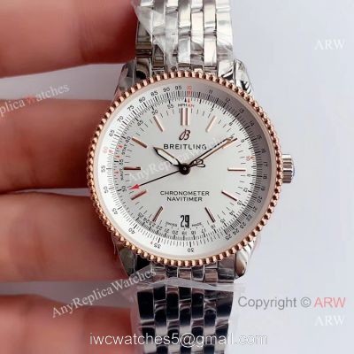 Highest Quality Breitling Navitimer 1 Swiss 2824 Watch Rose Gold Bezel watches