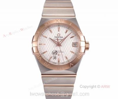 New Omega Constellation Rose Gold Mens Watches Best Replica VSF Omega watches