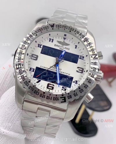 New Replica Breitling Cockpit B50 Watches Stainless Steel Blue Hands watches