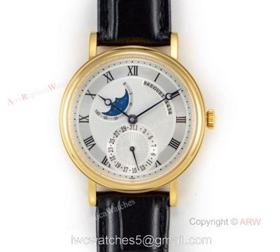 Replica Breguet Classique Automatic Watch Yellow Gold Breguet Classique Moonphase Dial watches