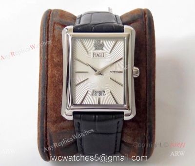 Best Replica Piaget Emperador Silver Dial Stainless Steel Mens Watch watches