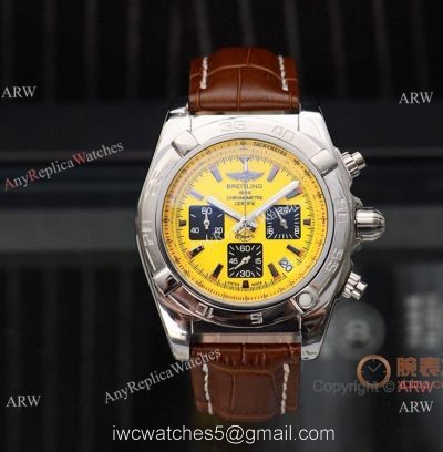 Breitling Yellow Face Limited Edition Watch New Replica Watch watches