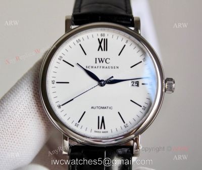 Best Replica Iwc Schaffhausen Portofino Automatic Watch With White Dial watches