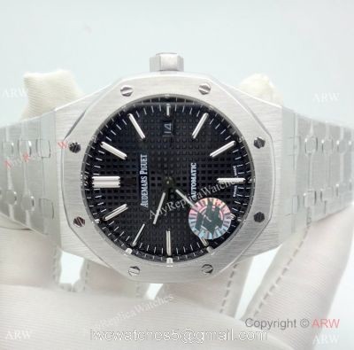 ZF Factory Audemars Piguet Royal Oak Swiss 9015 Watch 41mm Black Dial Stainless Steel watches