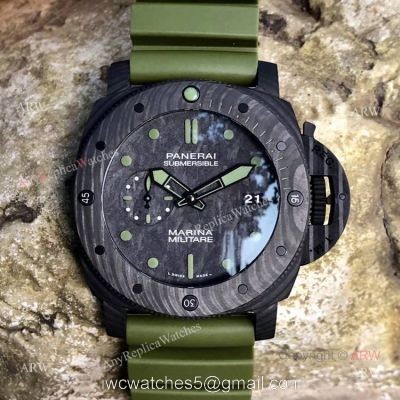 New Panerai Submersible Marina Militare Carbotech PAM00961 Swiss Replica Watch-VS Factory Panerai watches