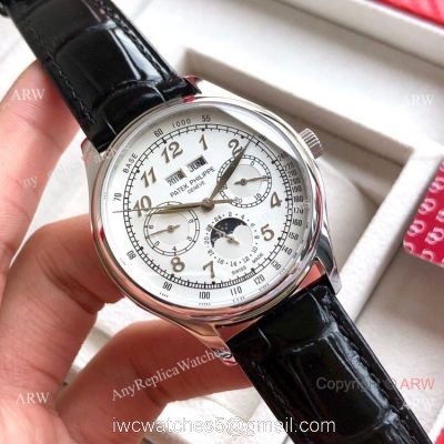 Swiss Replica Patek Philippe Base 1000 SS White Dial Watches watches