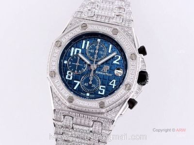 High Quality Audemars Piguet Ice Royal Oak Blue Dial Replica Watches watches