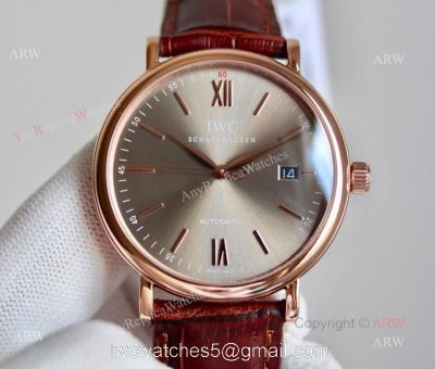 High Quality Replica Rose Gold IWC Portofino Automatic Watch For Men watches