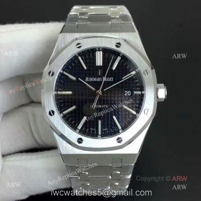 BF Swiss Replica Audemars Piguet Royal Oak 15400 Black Dial Automatic Watch watches