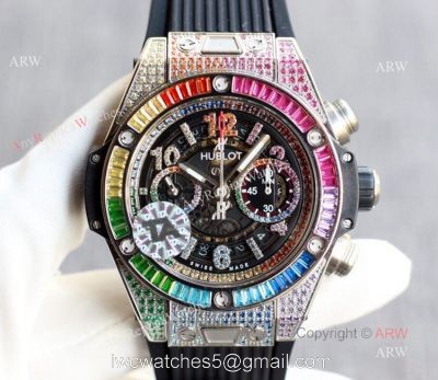 Best Hublot Big Bang Unico Rainbow King Watch Hublot Big Bang Diamond Watch Swiss Replica watches
