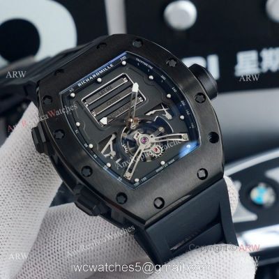 Sexy Richard Mille RM69 For Sale High Quality Replica Richard Mille All Black Men Watch watches