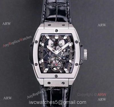 Mens Hublot Masterpiece MP-06 Senna Skeleton Replica Watch With Black Rubber Band watches