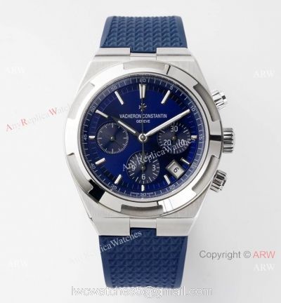 Swiss Copy Vacheron Constantin Overseas Chronograph 5500V Watch Blue Face watches
