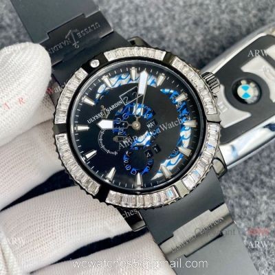 Best Replica Ulysse Nardin Diamond Watch Extra Large Face Mens Watches watches