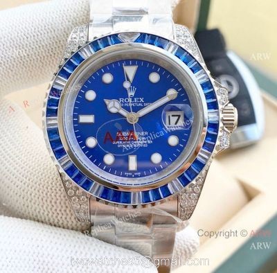 Best Copy Rolex Submariner Date 116659SABR Blue Diamond Watch watches