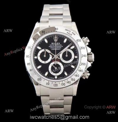 Best 1:1 Copy Rolex Daytona JH 4130 Chronograph Watch Panda Dial Stainless Steel watches