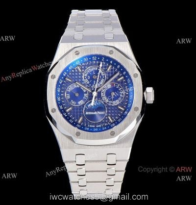 BF Factory Audemars Piguet Perpetual Calendar Watch Blue Dial AAA Replica watches