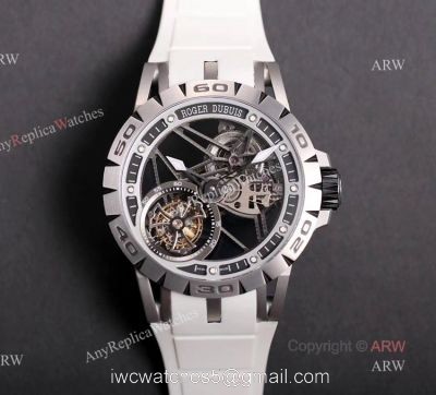 Swiss Copy Roger Dubuis Excalibur Spider Single Flying Tourbillon Watch 45mm watches