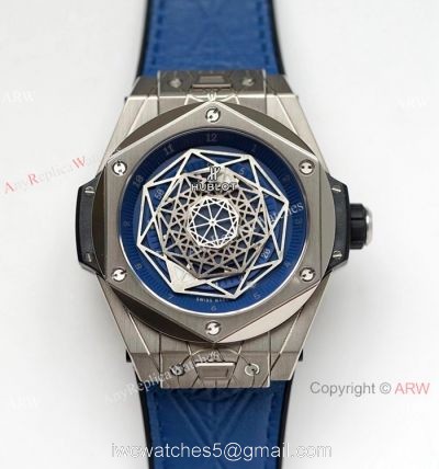 NEW! Swiss Grade Hublot Big Bang Sang Bleu Titanium Blue Watch HUB1213 watches