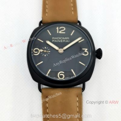 Copy Panerai Radiomir PAM00504 Black Case Watch P3000 Movement watches