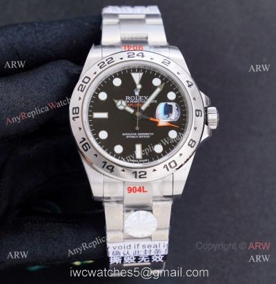 TW Factory Replica Rolex Explorer II Stainless Steel 42mm Watch Swiss 2836 watches