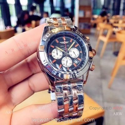 Breitling Chronomat B01 Watches Two Tone Rose Gold watches