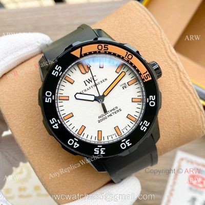 Wholesale Replica IWC Aquatimer Watch Black Steel watches